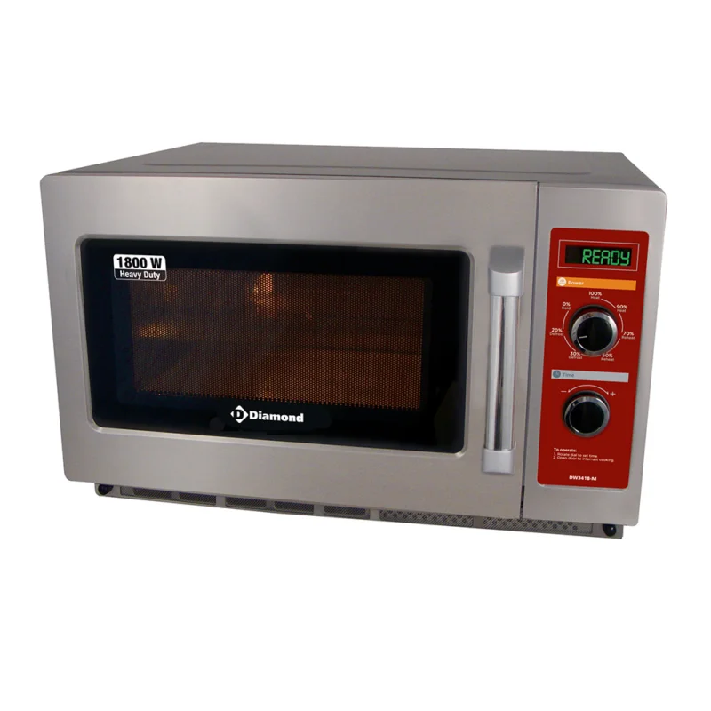 Four micro-ondes professionnel inox 34 Litres mécanique DIAMOND Produit De Marque