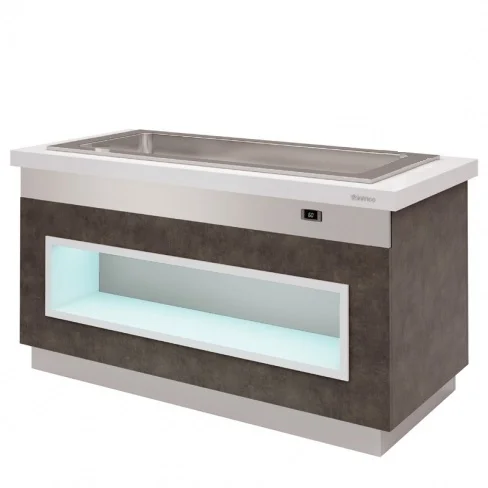 Nouvel Arrivage Buffet chauffant bain-marie pour 3 bacs GN1/1 INFRICO - Série SELF-SERVICE - Gastrobuffets