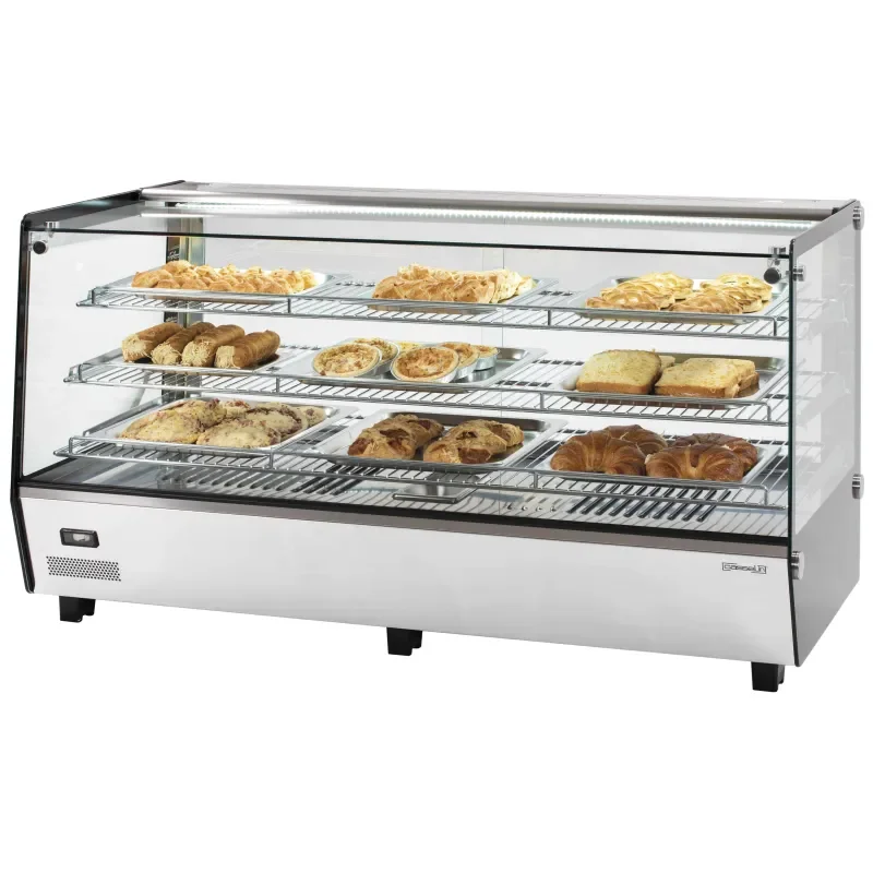 Vitrine chauffante 3 niveaux 200 Litres CASSELIN Nouvel Arrivage
