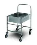 Support mobile inox pouvant contenir un conteneur GN 2/1 (bac non inclus) Accessoires pour TR260 DITO SAMA Seulement Aujourd’hui