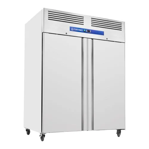 Frigo professionnel inox 2 portes positif 1400L CUISTANCE Pas Cher