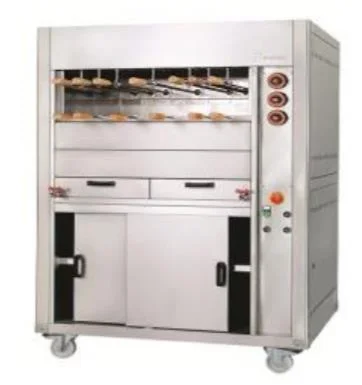 Grill professionnel à gaz double pour Rodizio 19 broches GRELHACO - RBG Livraison Express
