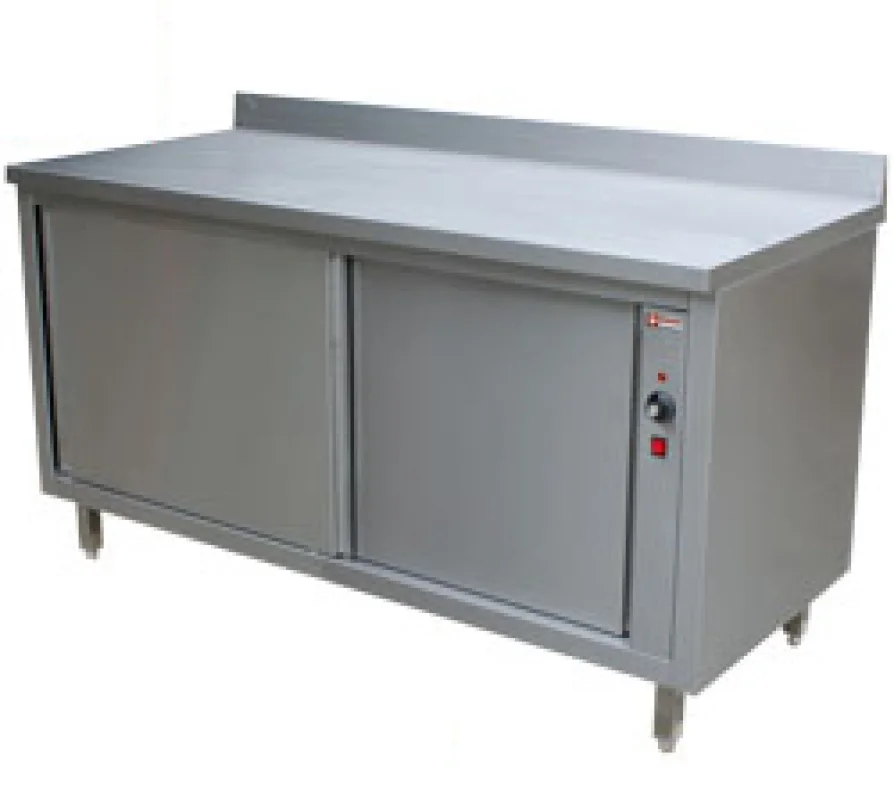 Solde Meuble chauffant inox 1400x700mm DIAMOND - TE187A/B