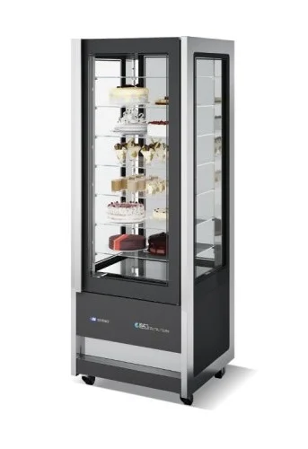 Vitrine réfrigérée 4 faces vitrées positive ventilée ISA - Cristal Tower Promotion Saisonnière