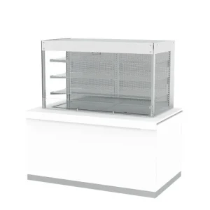 Vitrine réfrigérée verticale libre service avec cuve pour 4 bacs GN1/1 INFRICO - Série SELF-SERVICE - Gastrobuffets Acheter Direct
