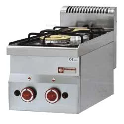 2 feux vifs gaz DIAMOND profondeur 600mm Offre Spéciale