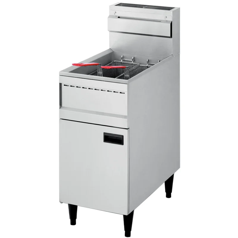 Acheter En Ligne Friteuse professionnelle gaz 23 Litres sur placard DIAMOND