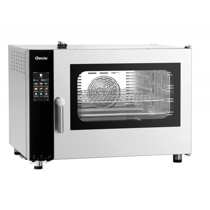 Vente Directe Four mixte à vapeur Silversteam2 P-5110D - 5 niveaux 1/1 GN 600 x 400 mm - 840x905x680 mm.