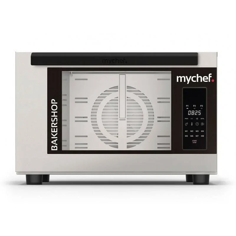 Four Pâtissier professionnel électrique avec humidificateur Mychef BAKERSHOP AIR-S - 3 x 600 x 400 - Ouverture supérieure Offre Exclusive