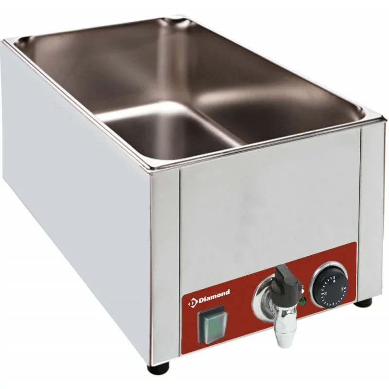 Achat Immédiat Bain Marie de table électrique GN 1/1 avec robinet