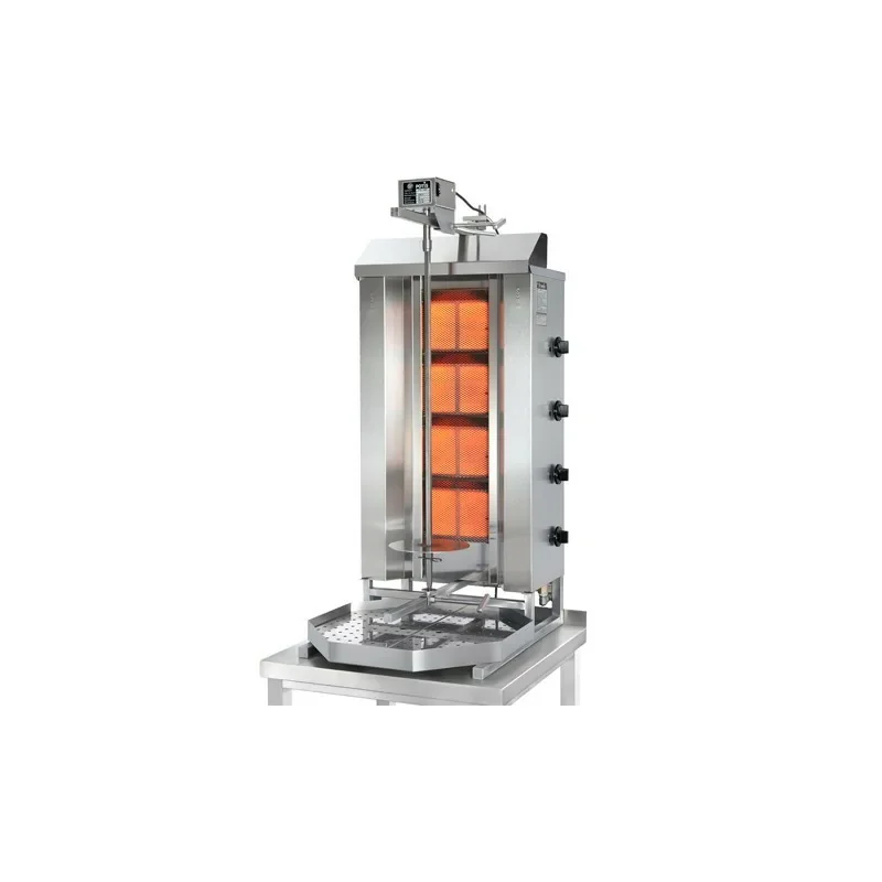 Réduction Machine à kebab- gaz - 4 zones - Capacité 70 kilos- POTIS