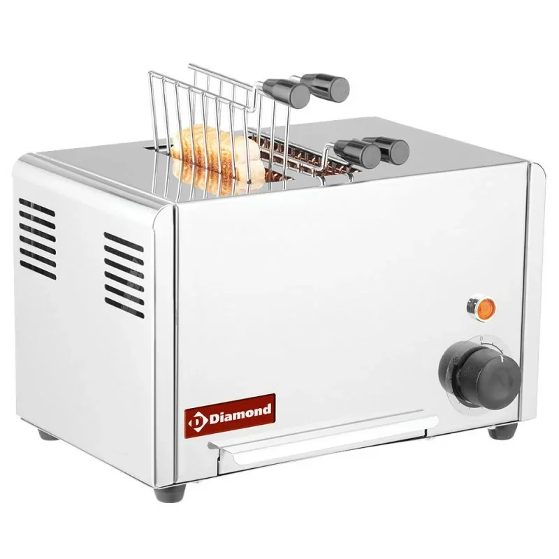 Offre Limitée Toaster (croque-monsieur) électrique 2 pinces - Acier inox.