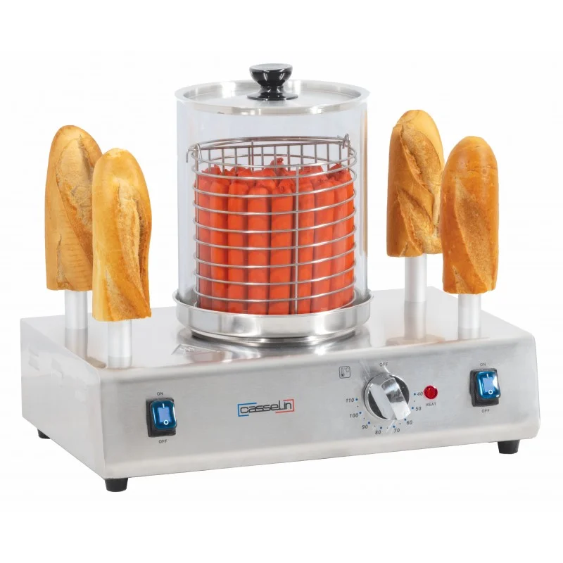 Achetez Aujourd’hui Machine à hot dog 4 plots chauffants