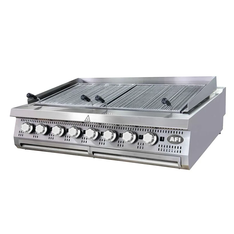 Réduction Grillade gaz - gamme 900 - larg 1200 mm