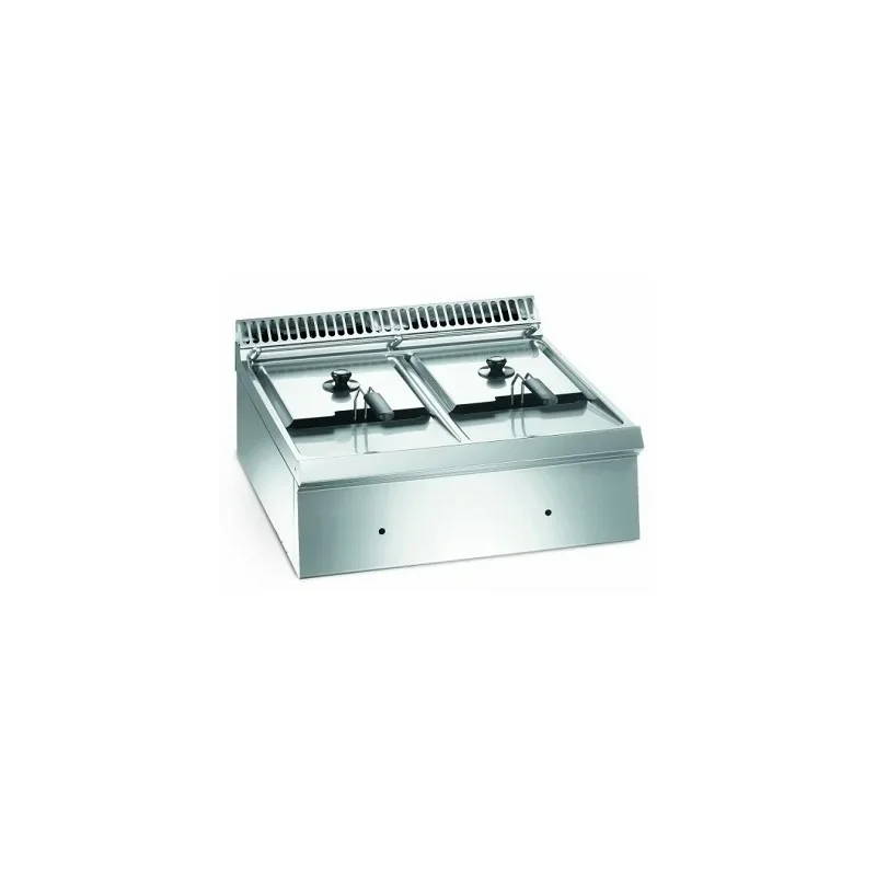 Seulement Aujourd’hui Friteuse professionnelle gaz 2 cuves de 8 litres - Top - Eurofred