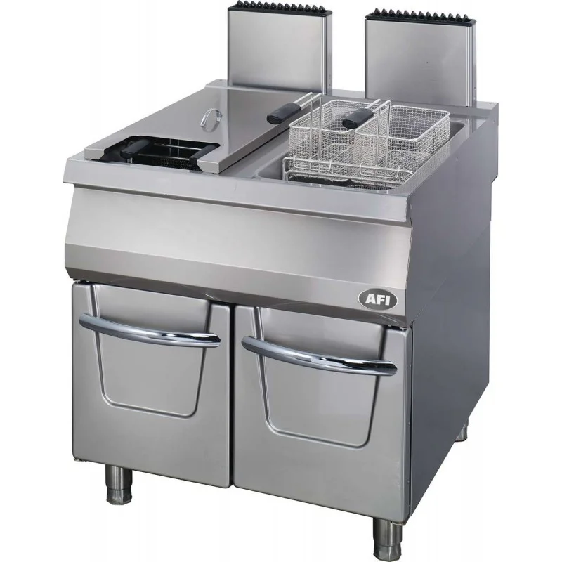 Friteuse sur coffre gaz - gamme 900 - 22 + 22 l Bon Marché