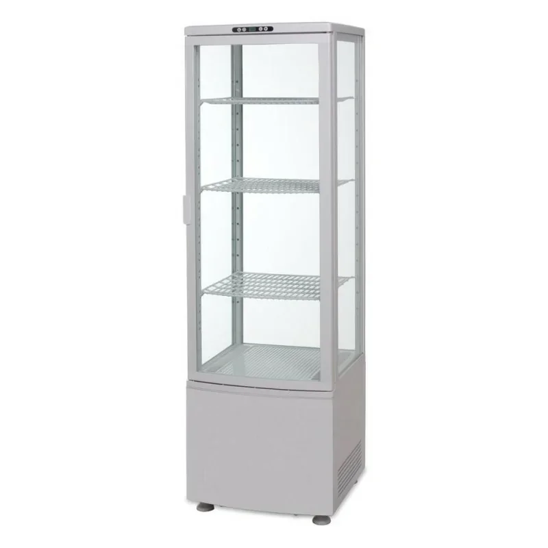 Haute Qualité Vitrine réfrigérée spéciale pâtisserie - coloris blanc - 235 litres