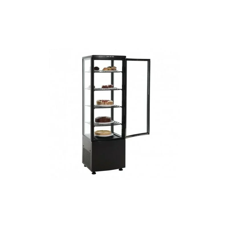 Vitrine réfrigérée spéciale pâtisserie - coloris noir - 235 litres Achat Immédiat