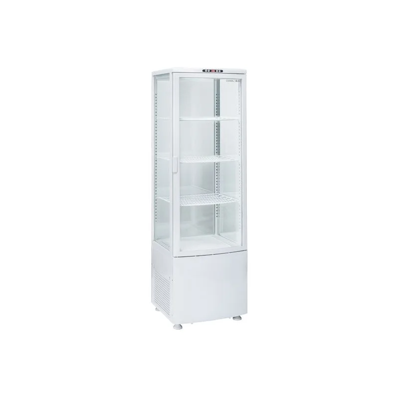 Jusqu’à Épuisement Des Stocks Vitrine réfrigérée verticale positive carde blanc et vitre plate 235L