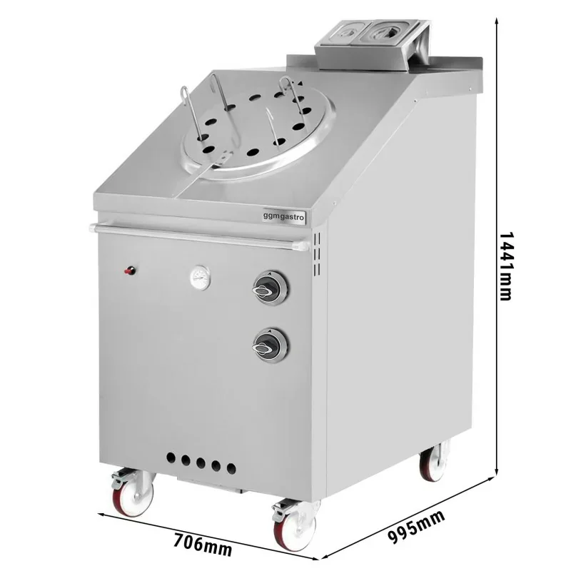 Taftoon à gaz de ville- Taille standard - Diamètre de l'ouverture : env. 370mm Satisfait Ou Remboursé