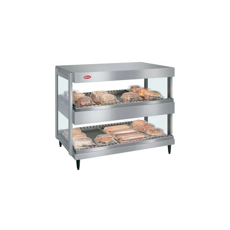 Commande En Gros Présentoir chauffant horizontal double - Chauffe Burger - Plusieurs dimensions possibles