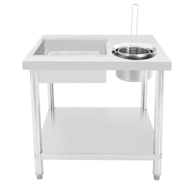 Prix Cassé Table de préparation pour poulet frit, plan de travail pour panure de poulet frit