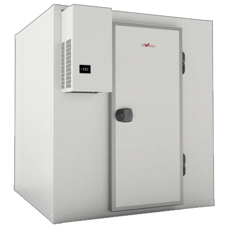 Pas Cher Chambre Froide ISO 80 avec groupe négatif -25/-15°C - 2190 x 2190 x 2190 mm