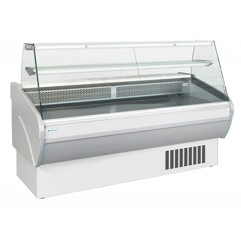 Comptoir d'exposition - vitrage droit - 1500 x 931 x 1290 mm - froid ventilé Promotion