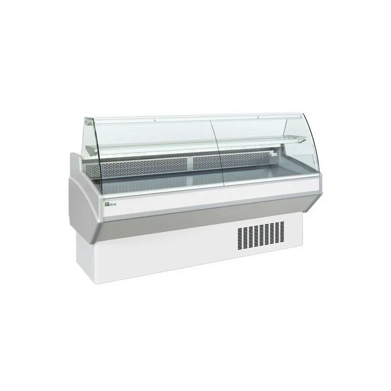 Vitrine comptoir avec vitrage bombé - Froid ventilé - 1040 x 820 x 1200 mm -AFI Dernier Modèle