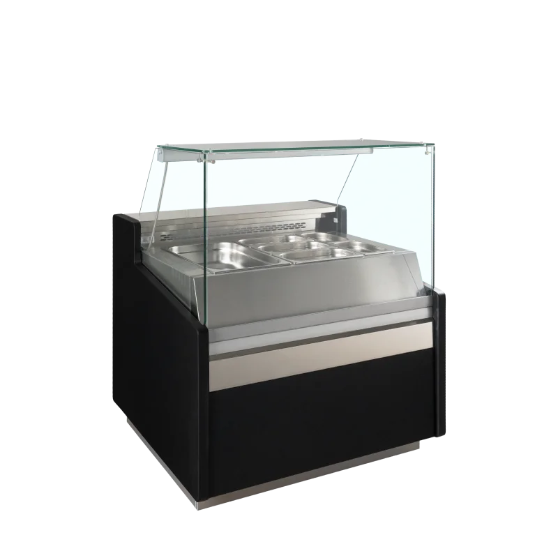 Vitrine comptoir réfrigéré - T° -1 à +5°C- 1025 x 960 x 1235 mm, Modèle L Promotion Saisonnière