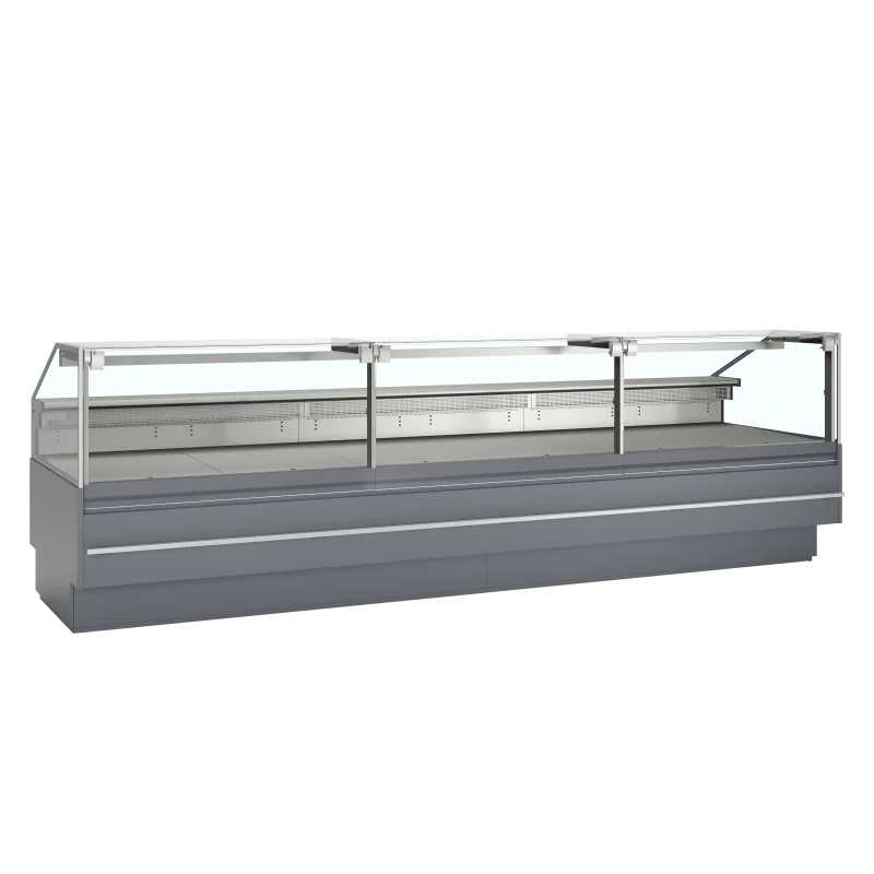 Commander Vite Vitrine de Service Premium 982L, Température 0-4°C, Plan de Travail 900mm, Dimensions 3798x1120x1190mm