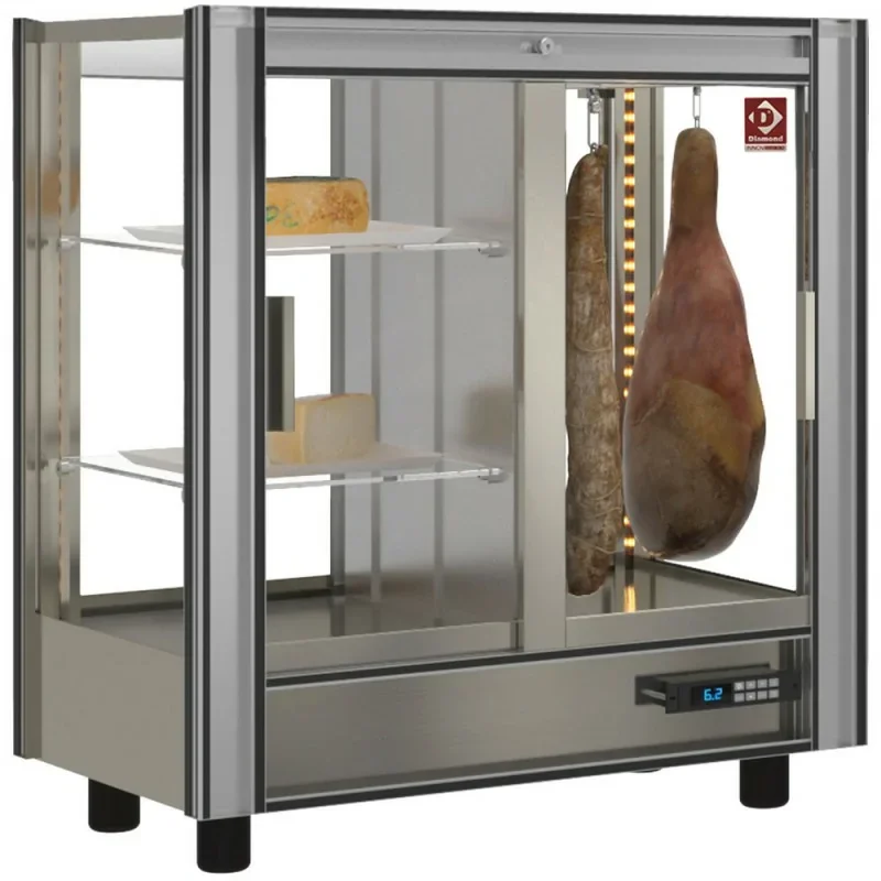 Promotion Vitrine réfrigérée traversante à poser charcuterie modulable 216 L positif