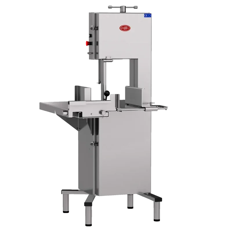 Vente Directe Scie à os électrique pour boucherie sur socle - Triphasé - lame 3155 mm