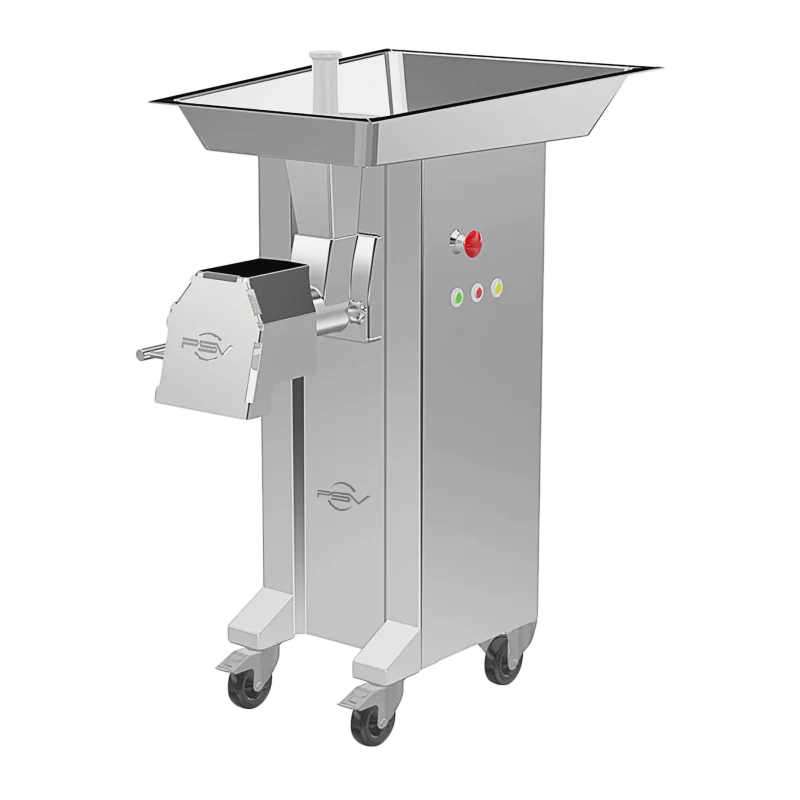 Top Vente Hachoir à viande traditionnel sur socle pour boucherie - Production 900 kg/h - Simple coupe - Triphasé
