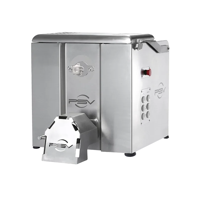 Meilleur Choix Hachoir mélangeur à viande automatique pour boucherie ou traiteur - Production 600 kg/h - Double coupe - Triphasé
