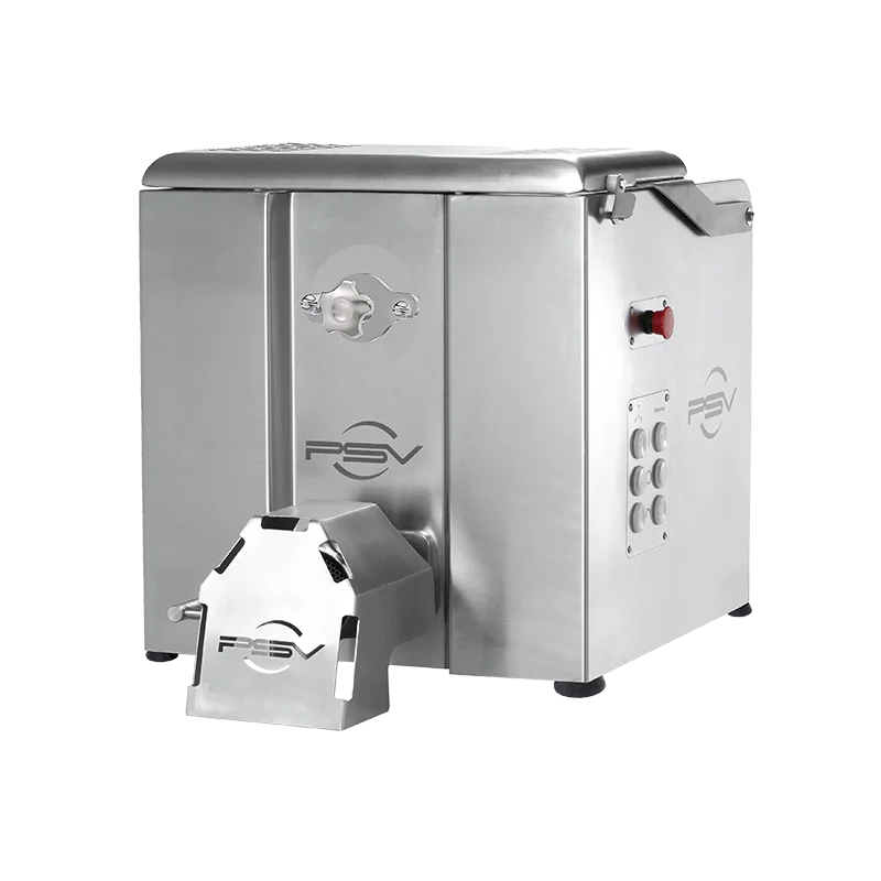 Hachoir mélangeur à viande automatique pour boucherie ou traiteur - Production 600 kg/h - Simple coupe - Triphasé Dernier Modèle