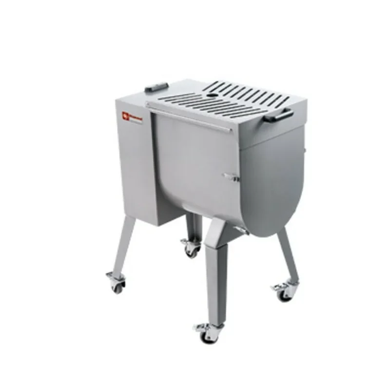 Quantité Limitée Mélangeurs à viande en inox - sur support à roues - 50 kg