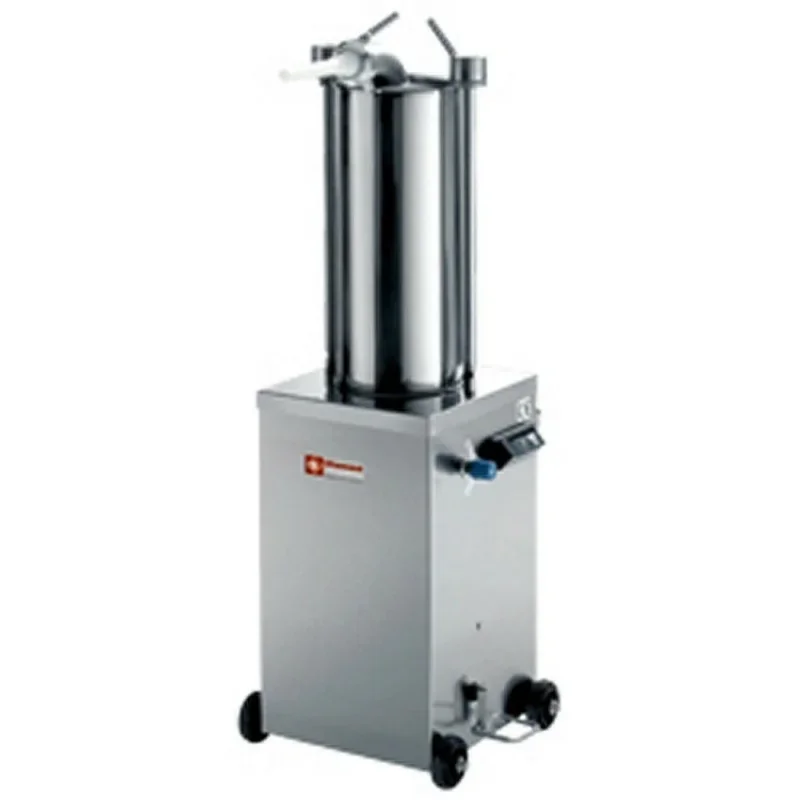 Acheter En Ligne Poussoir à saucisses hydraulique vertical inox- 15 litres sur roues