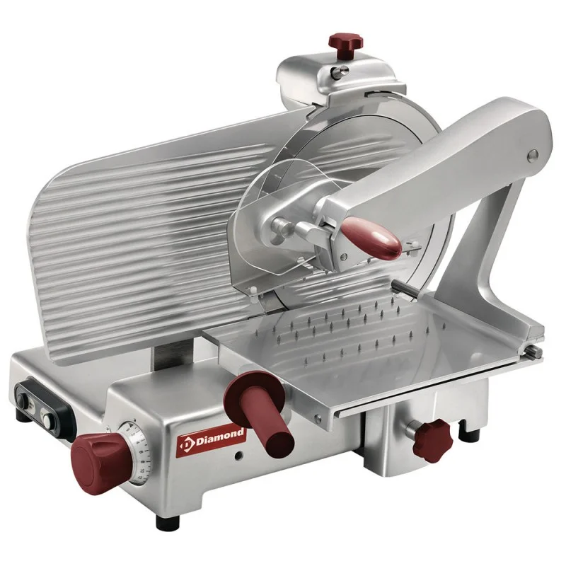Must-Have Trancheuse professionnelle verticale , lame diamètre 300 mm charcuteries trancheuses professionnel 540x790xh570