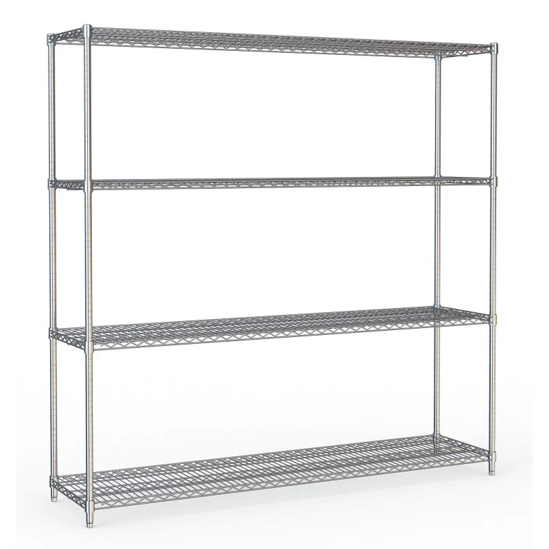 Certifié ÉTAGÈRES 4 LEVELS 1800 DÉMONTABLE - 1800x450x1800 mm