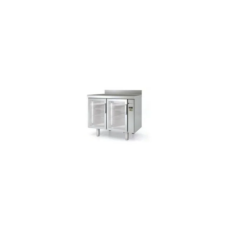 Arrière bar 600 gpe à dist. (+) - 2 p. vitr.- 325 L - CORECO- 1295X700X1190mm Super Prix