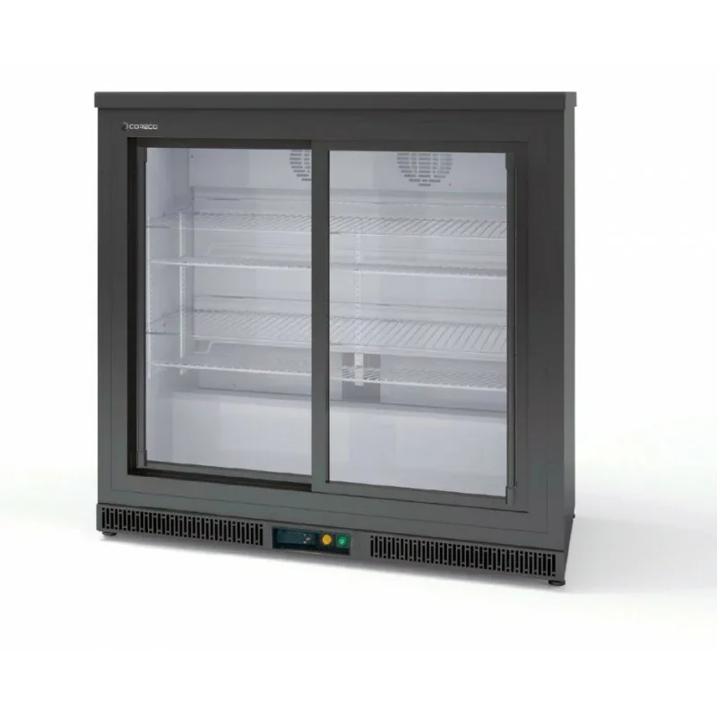 Bon Plan Arrière-bar positif 2 p. vitrées coulissantes- 200 L - CORECO- 1000X560X1070mm