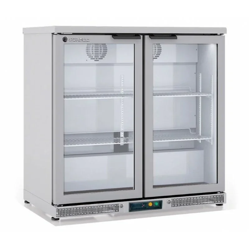 Offre Spéciale Arrière-bar positif H.850 2 p. vitrées battantes- 200 L - CORECO- 1000X560X1070mm