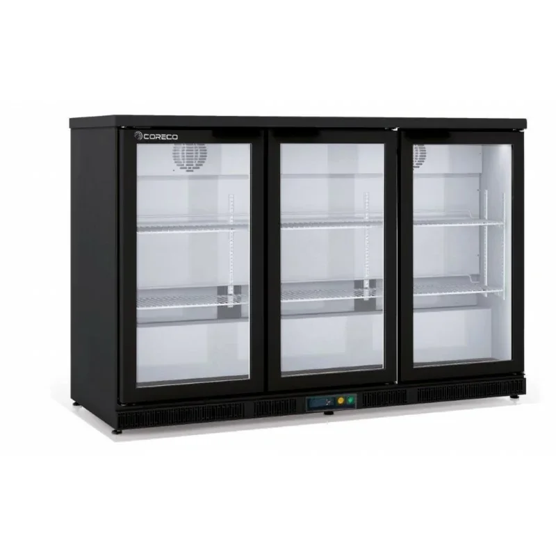Vente Directe Arrière-bar positif H.850 3 p. vitrées battantes- 307 L - CORECO- 1450X560X1070mm
