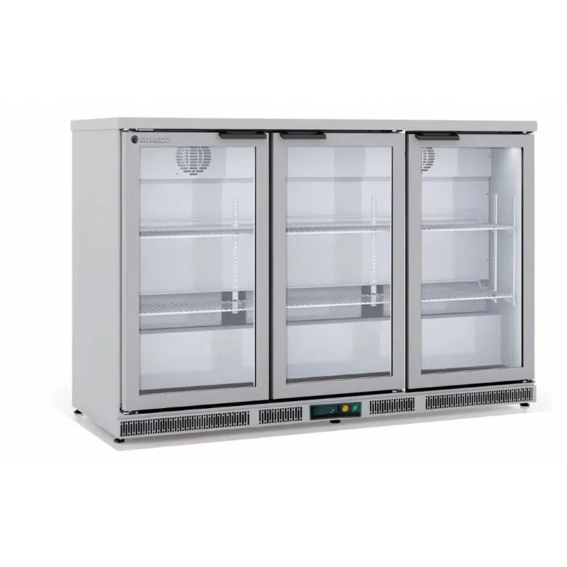 Authentique Arrière-bar positif H.850 3 p. vitrées battantes- 307 L - CORECO- 1450X560X1070mm