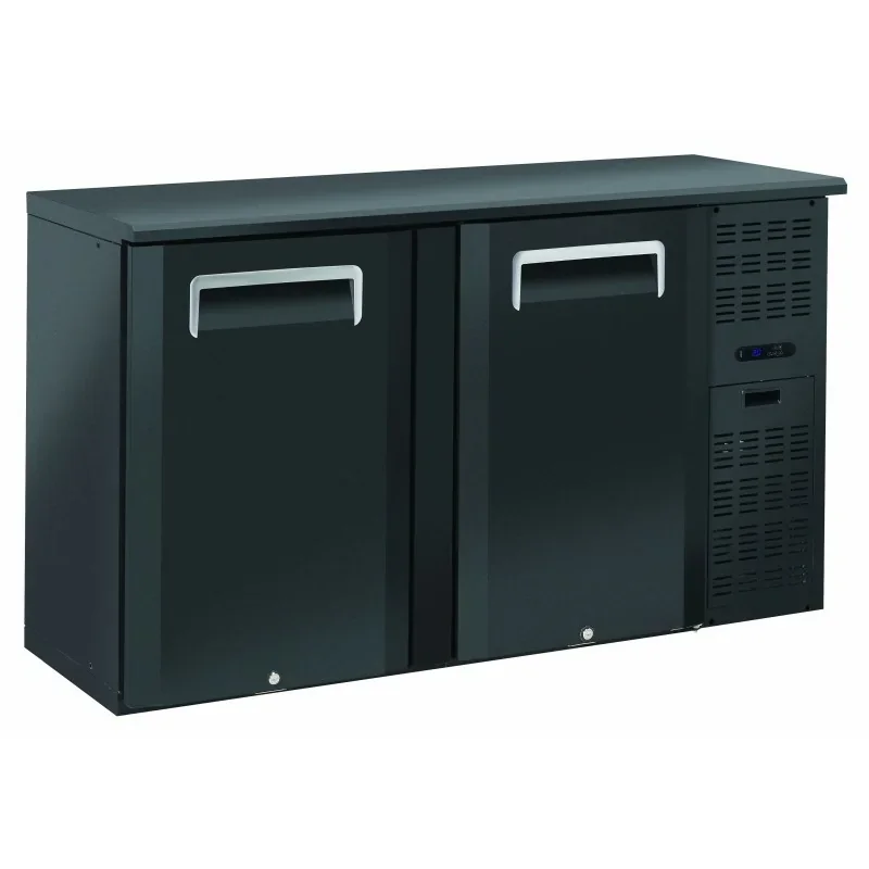 Promotion Arrière-bars Skinplate - 2 portes pleines - 315 litres - 4 étagères - Groupe logé - AB200 - Nosem