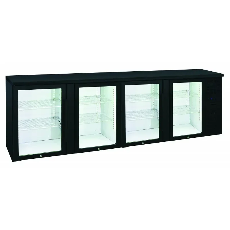 Arrière-bars Skinplate - 4 portes pleines - 618 litres - 8 étagères - Groupe logé - AB400V - Nosem Promotion Saisonnière