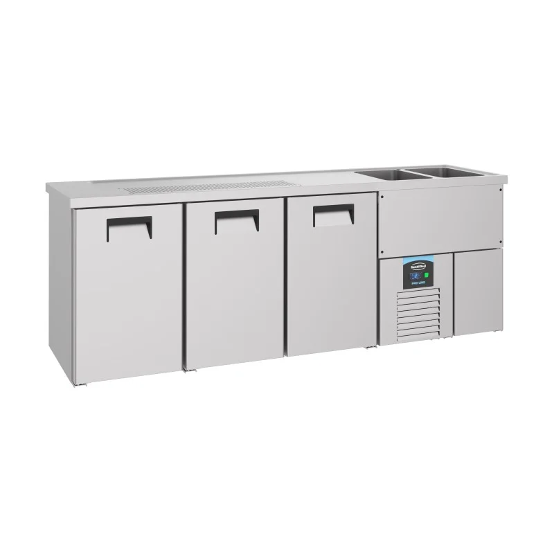 Nouvel Arrivage REFROIDISSEUR DE BIÈRE 3 PORTES 2R - 2500x700x950 mm