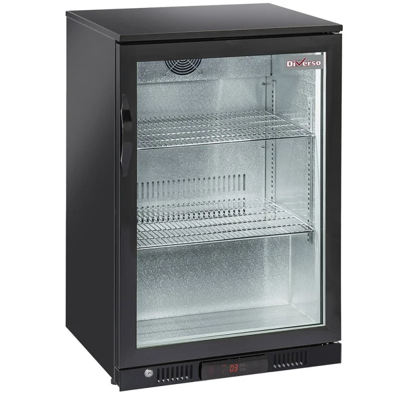 Refroidisseur de Bouteilles Arrière Bar - 1 Porte Vitrée, Classe Énergétique B, 133L Must-Have