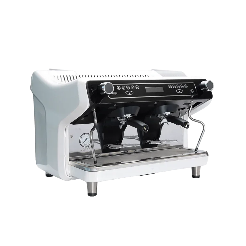 Machine à café 2 groupes avec chauffe-tasses - Gamme La Giusta - Colori blanc - Gaggia Milano Expédié Aujourd’hui